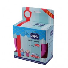 JAPLO BABY PLATES (M) - 3 SET PLATES & LIDS  (24 boxes (1 carton))
