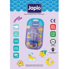 JAPLO TWINKLE STAR SOOTHER - CHERRY  (12 units (1 inner box))
