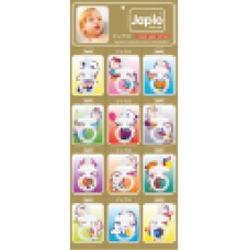 SA1- 100% SILICONE SOOTHER (W/O COVER) (12 perforated cards per carton)